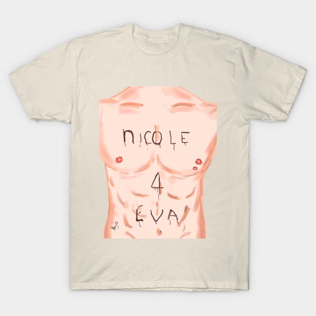 Nicole 4 Eva T-Shirt by The Miseducation of David and Gary